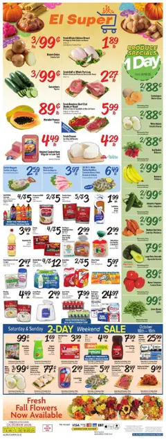 Ad Preview of El Super Weekly Ad - NM from 10/15/2025