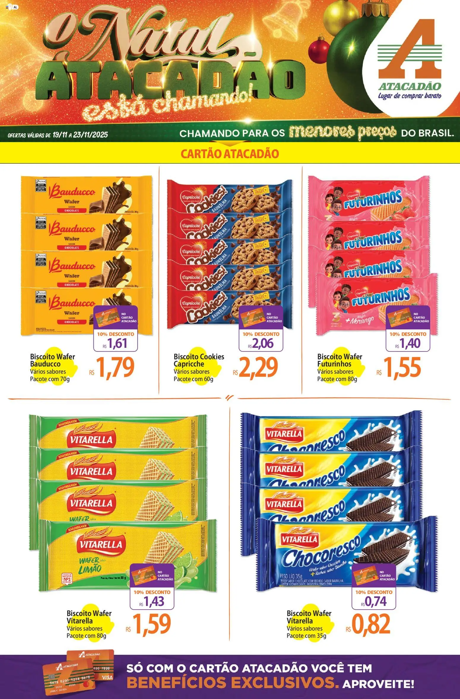 Pré-Visualização do folheto "Ofertas - AL" da loja Atacadão válido a partir de 19/11/2025
