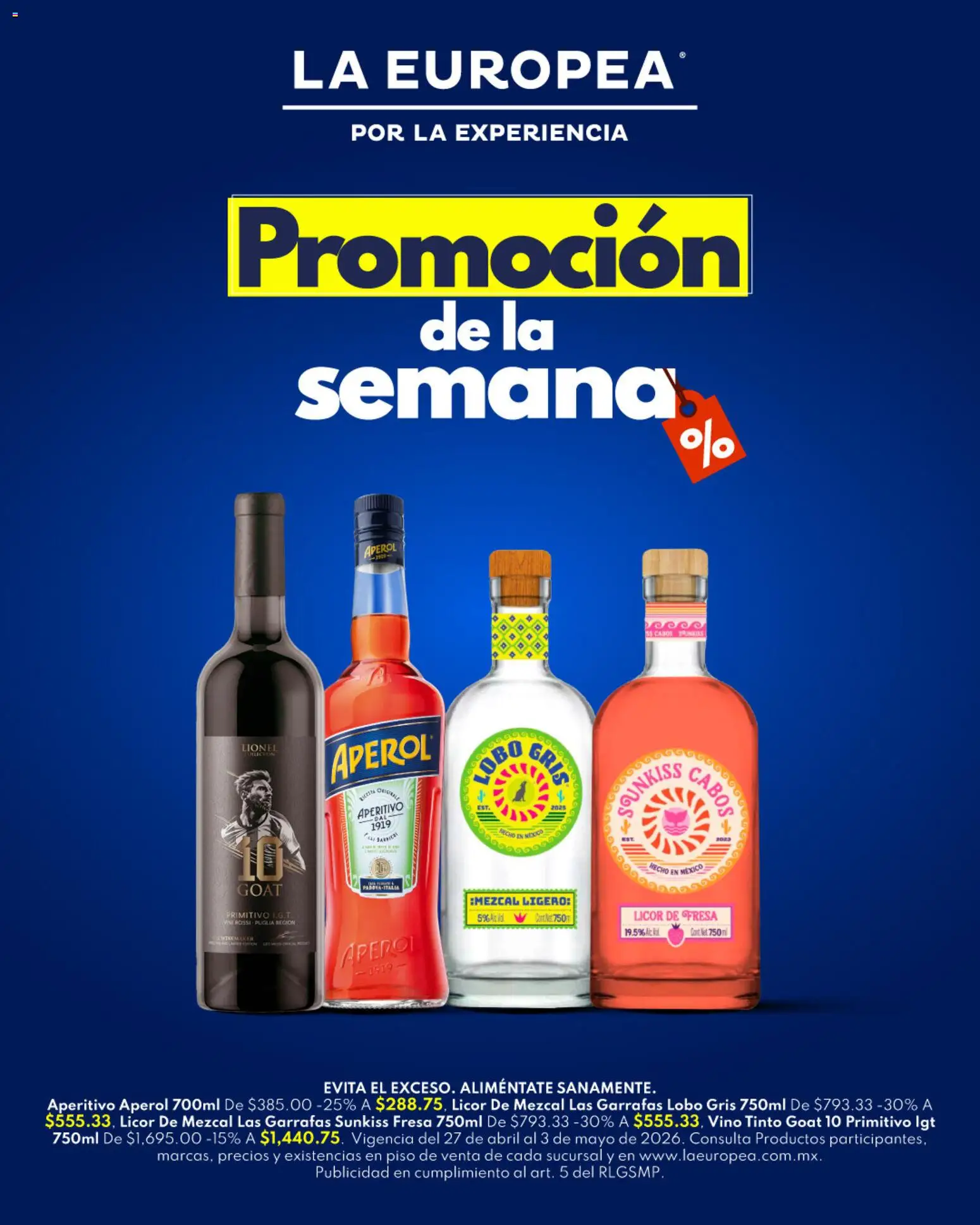 Vista previa las ofertas de la tienda La Europea - La Europea catálogo Promoción desde el 27/04/2026 