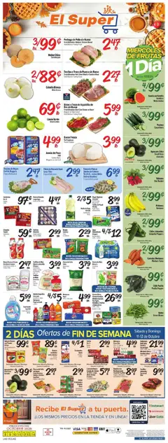 Ad Preview of El Super Weekly Ad from 10/08/2025