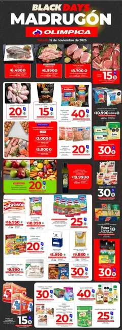  Vista previa del prospecto Madrugón Black Days del almacen Olímpica válida del 15/11/2025 al 15/11/2025