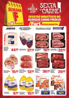 Pré-Visualização do folheto "Ofertas Sexta Carne" da loja Fort Atacadista válido a partir de 30/01/2026