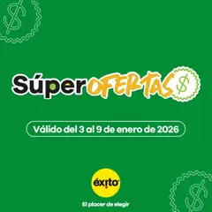  Vista previa del prospecto Catálogo Éxito del almacen Éxito válida del 03/01/2026 al 09/01/2026