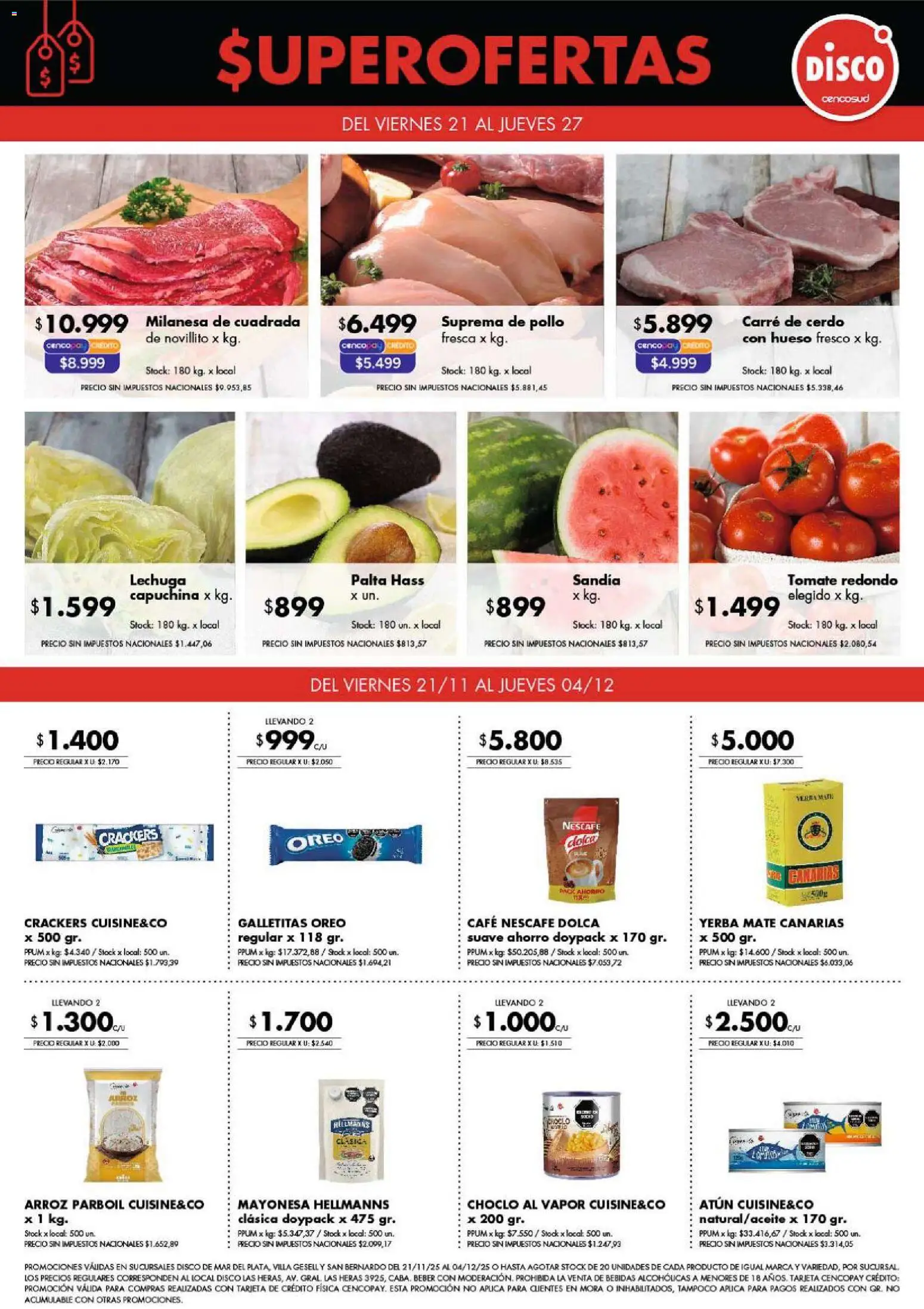 Vista previa del folleto de la tienda Disco válido desde el 21/11/2025 