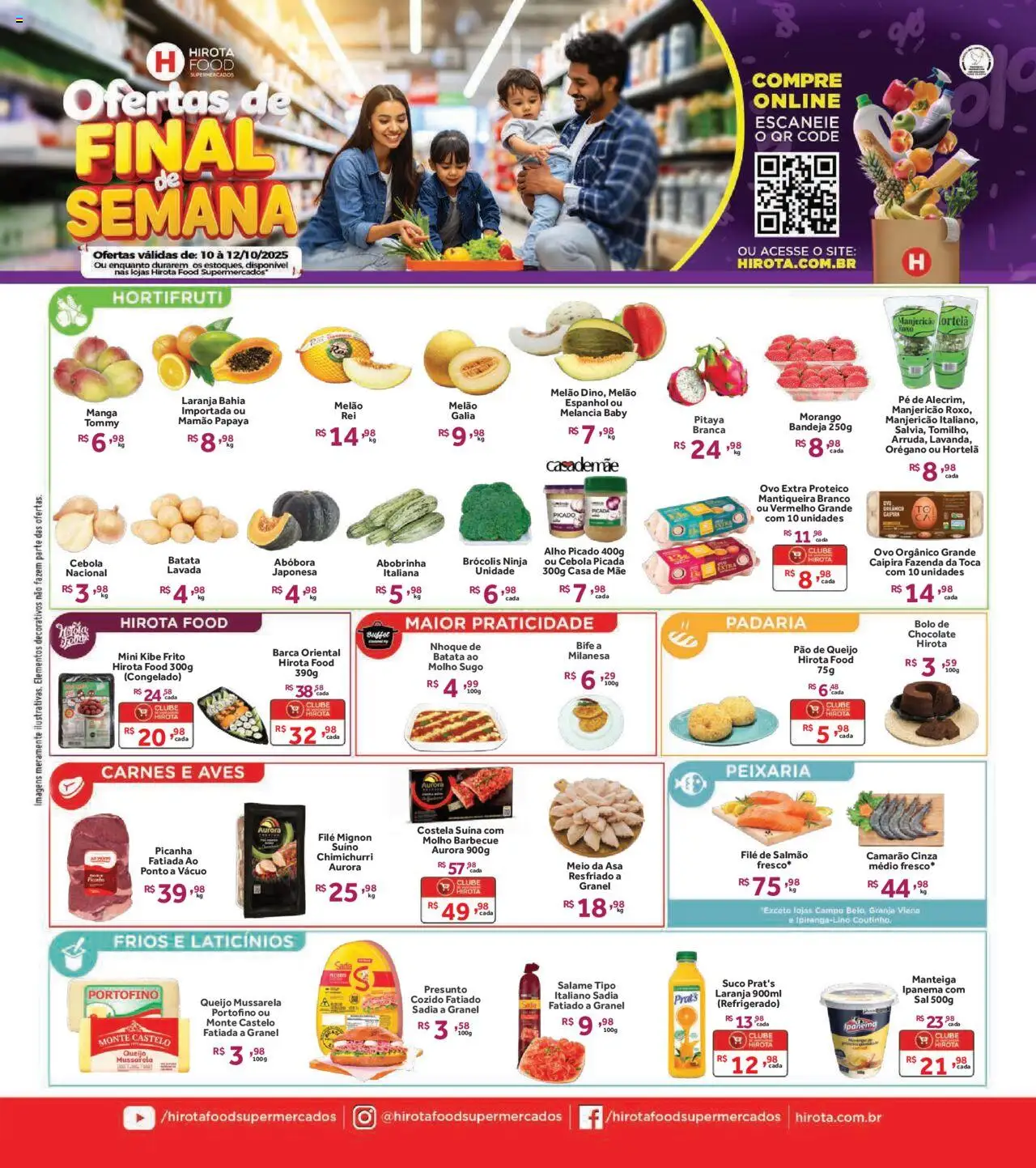 Hirota Food folheto "Ofertas Final de Semana" válido a partir de 10/10/2025 - número de página 1
