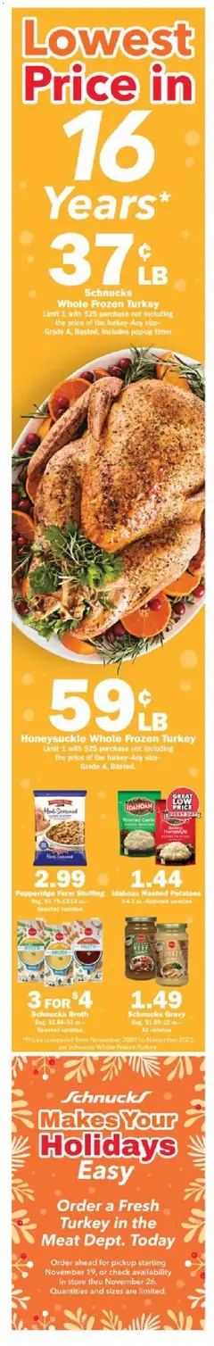 Ad Preview of Schnucks Weekly Print Ad - IL from 11/05/2025
