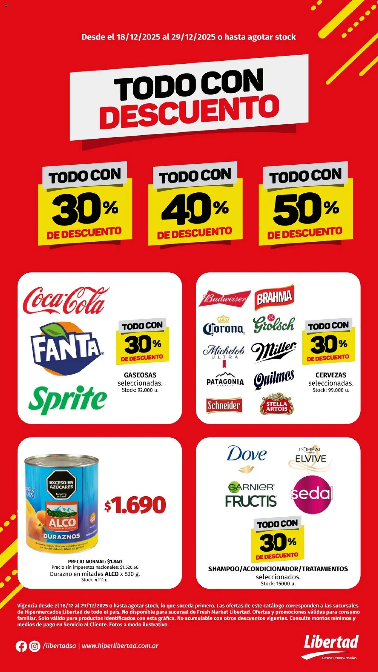 Vista previa del folleto de la tienda Hipermercado Libertad válido desde el 18/12/2025 