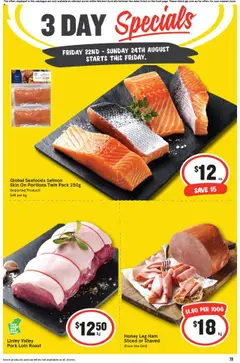 Preview of catalogue 3 Day Specials WA from shop IGA valid 22/08/2025