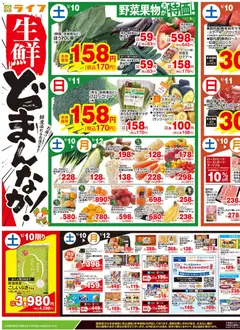 ライフの2026/01/10から2026/01/12までのチラシはここチラシ
