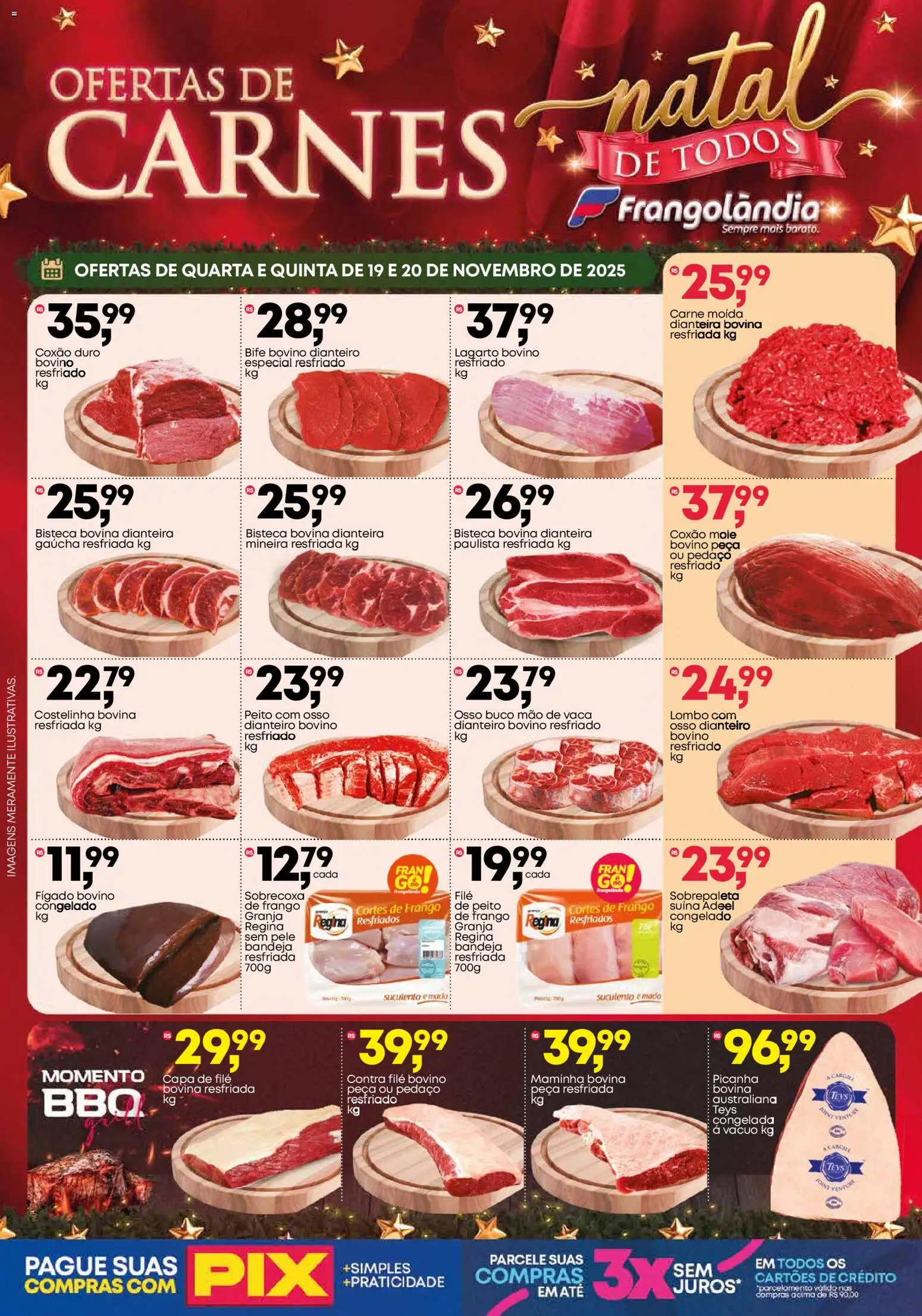 Pré-Visualização do folheto "Ofertas da semana" da loja Frangolândia válido a partir de 19/11/2025