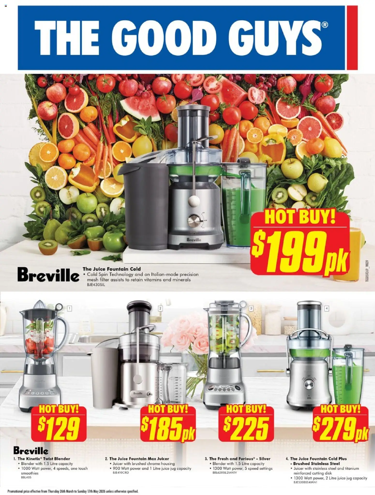 Preview of catalogue The Good Guys Breville Breakfast from shop The Good Guys valid 26/03/2026