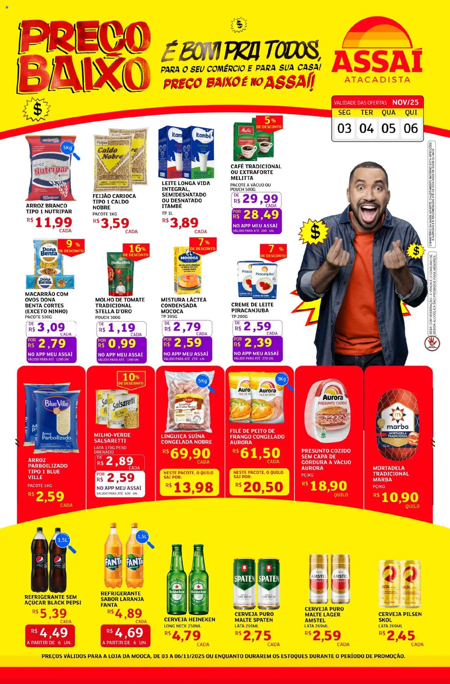 Pré-Visualização do folheto "Encarte - SP" da loja Assaí Atacadista válido a partir de 03/11/2025