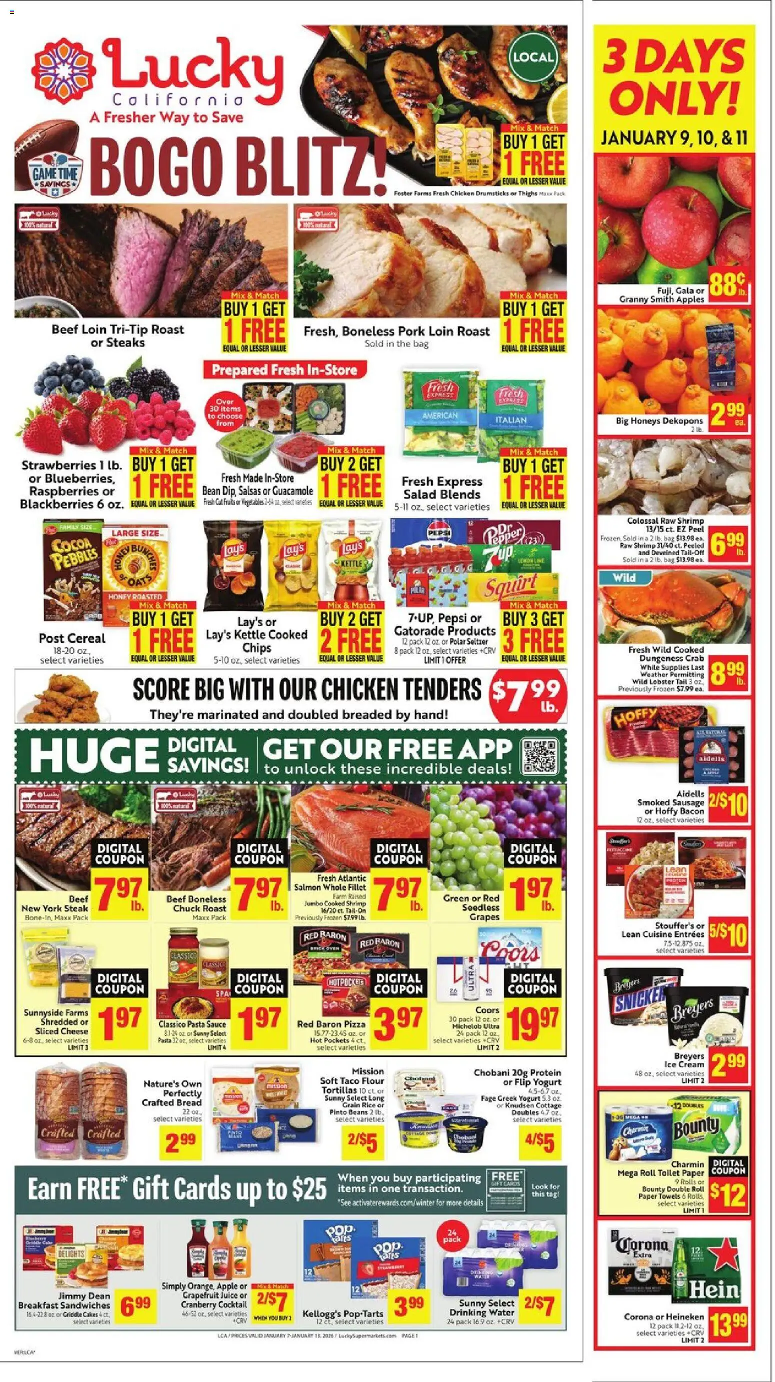 Ad Preview of Lucky Supermarkets Weekly Ad from 01/07/2026