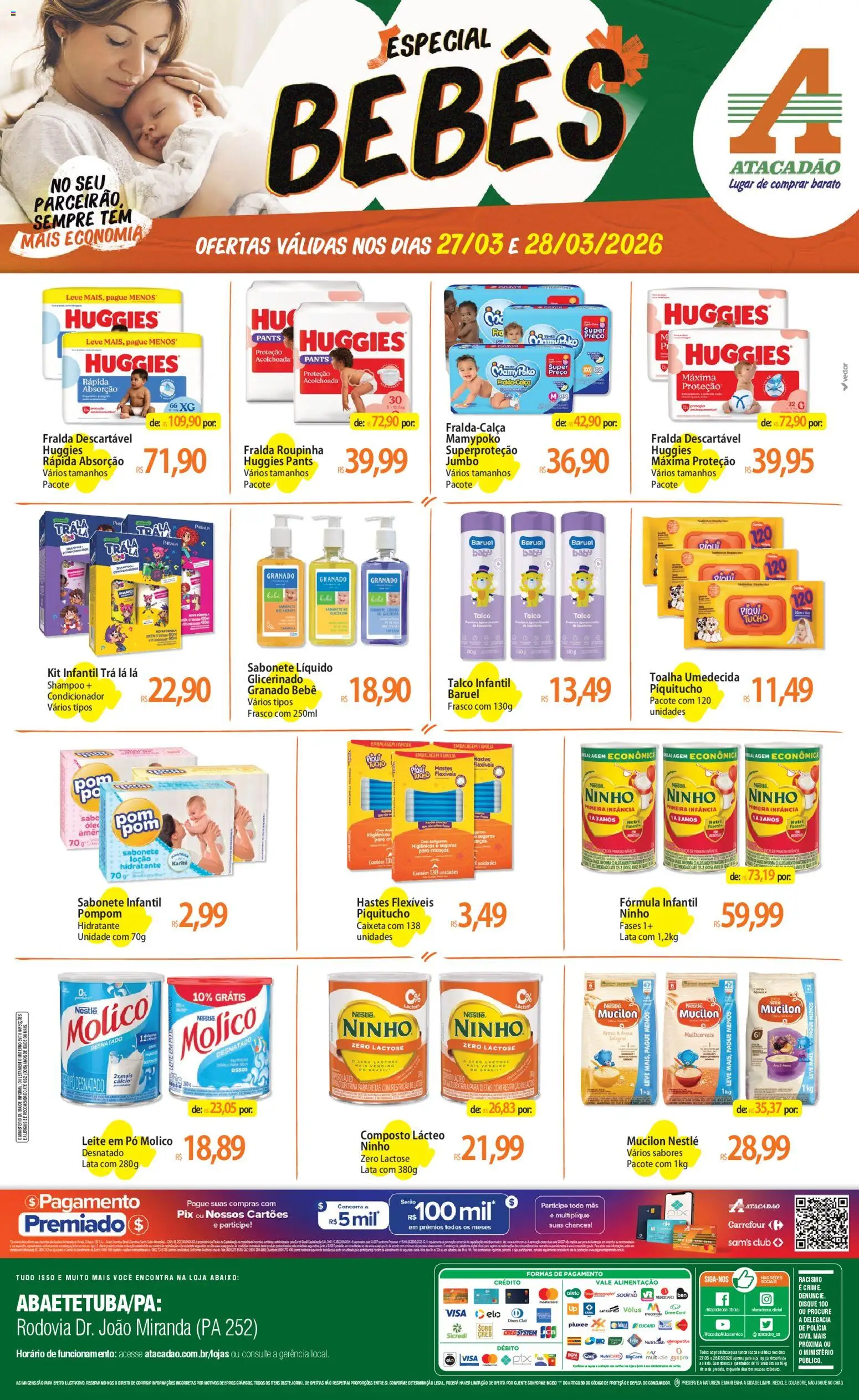 Pré-Visualização do folheto "Atacadão ofertas - PA" da loja Atacadão válido a partir de 27/03/2026
