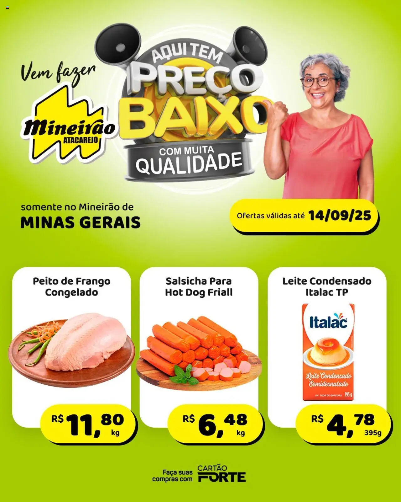 Mineirão Atacarejo folheto "Ofertas da semana" válido a partir de 08/09/2025 - número de página 1