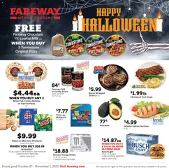 Ad Preview of Fareway Weekly Ad from 10/27/2025