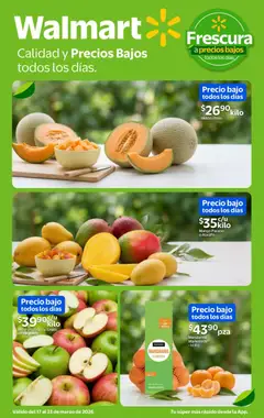 Vista previa las ofertas de la tienda Walmart - Walmart folleto Calidad y precios bajos desde el 17/03/2026 