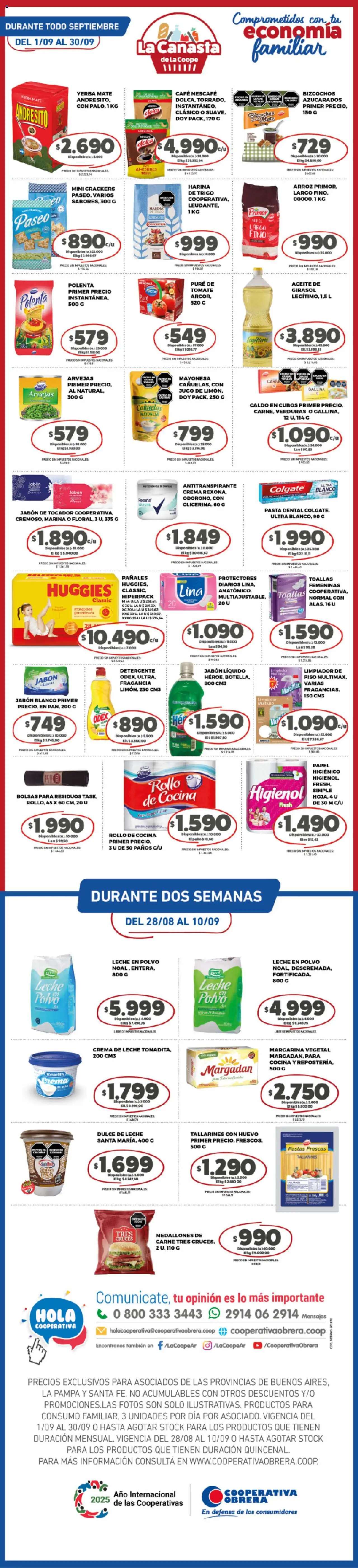 Cooperativa Obrera Catálogo del 01/09/2025 Online