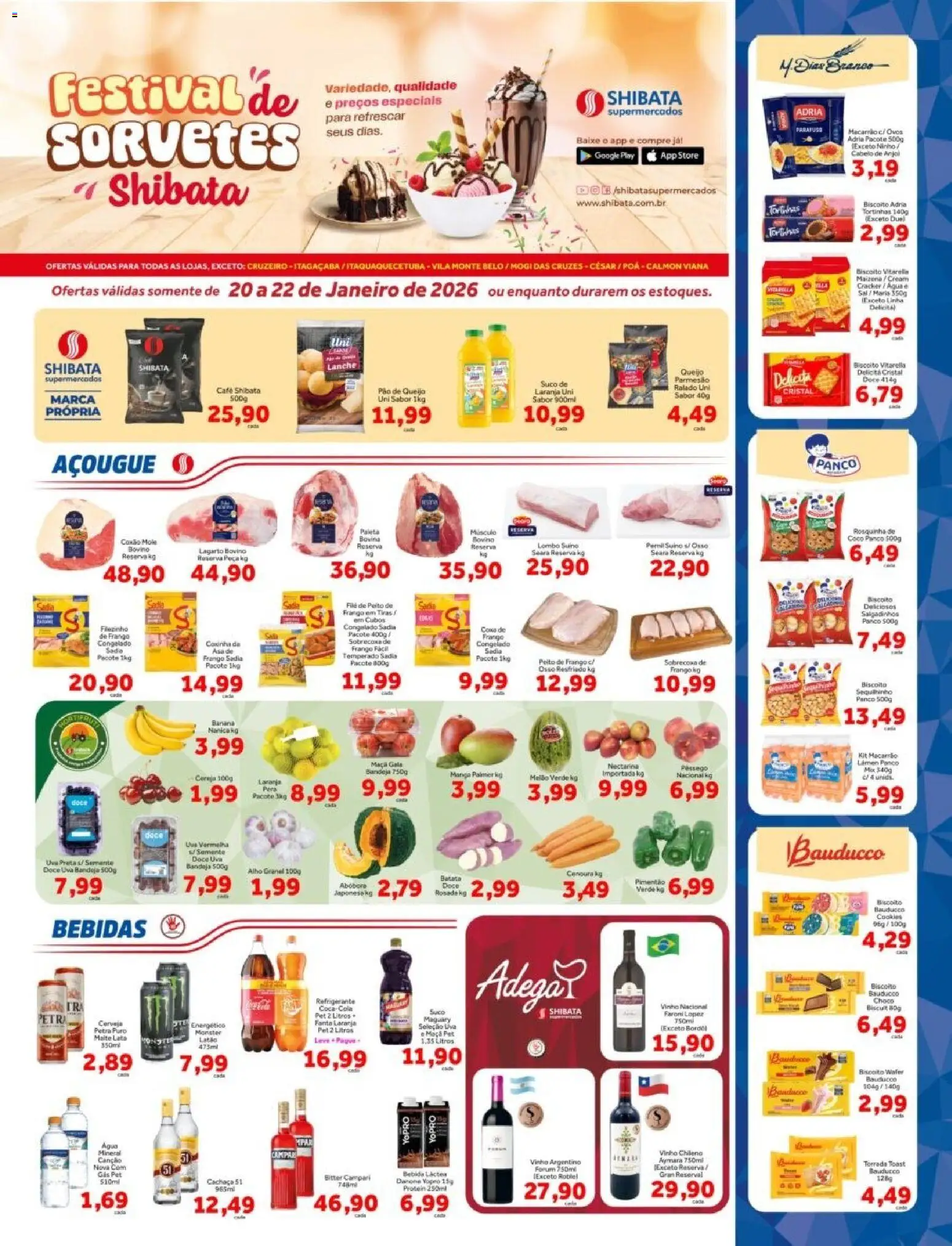 Pré-Visualização do folheto "Ofertas da semana" da loja Shibata válido a partir de 20/01/2026
