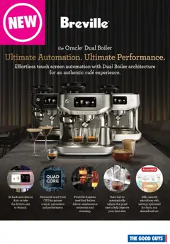 Preview of catalogue Breville from shop The Good Guys valid 09/07/2025
