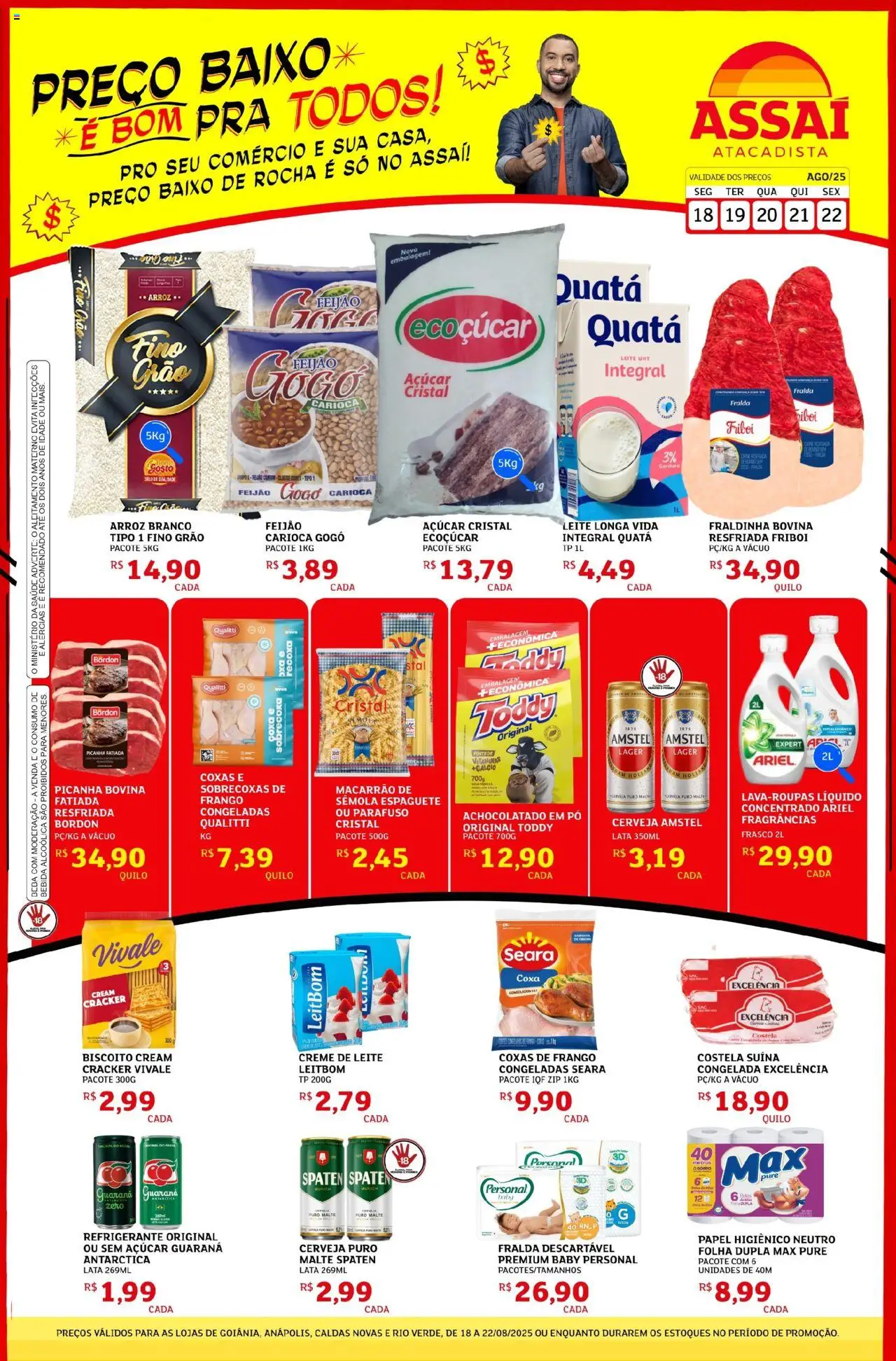 Assaí Atacadista folheto "Encarte - GO" válido a partir de 18/08/2025 - número de página 1