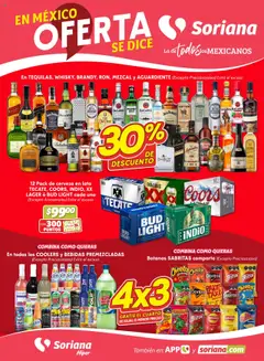 Vista previa las ofertas de la tienda Soriana - Fin de Semana Híper: Ags, Nay, Jal, Qro, Col, Mich, Gto, Hgo, Tlax, Mor, Pue, Gro, Oax, Edo. de Mex, Valle de México, ZacySLP desde el 18/09/2025 