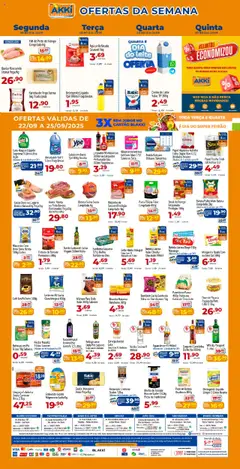 Pré-Visualização do folheto "Ofertas da semana" da loja Akki Atacadista válido a partir de 22/09/2025