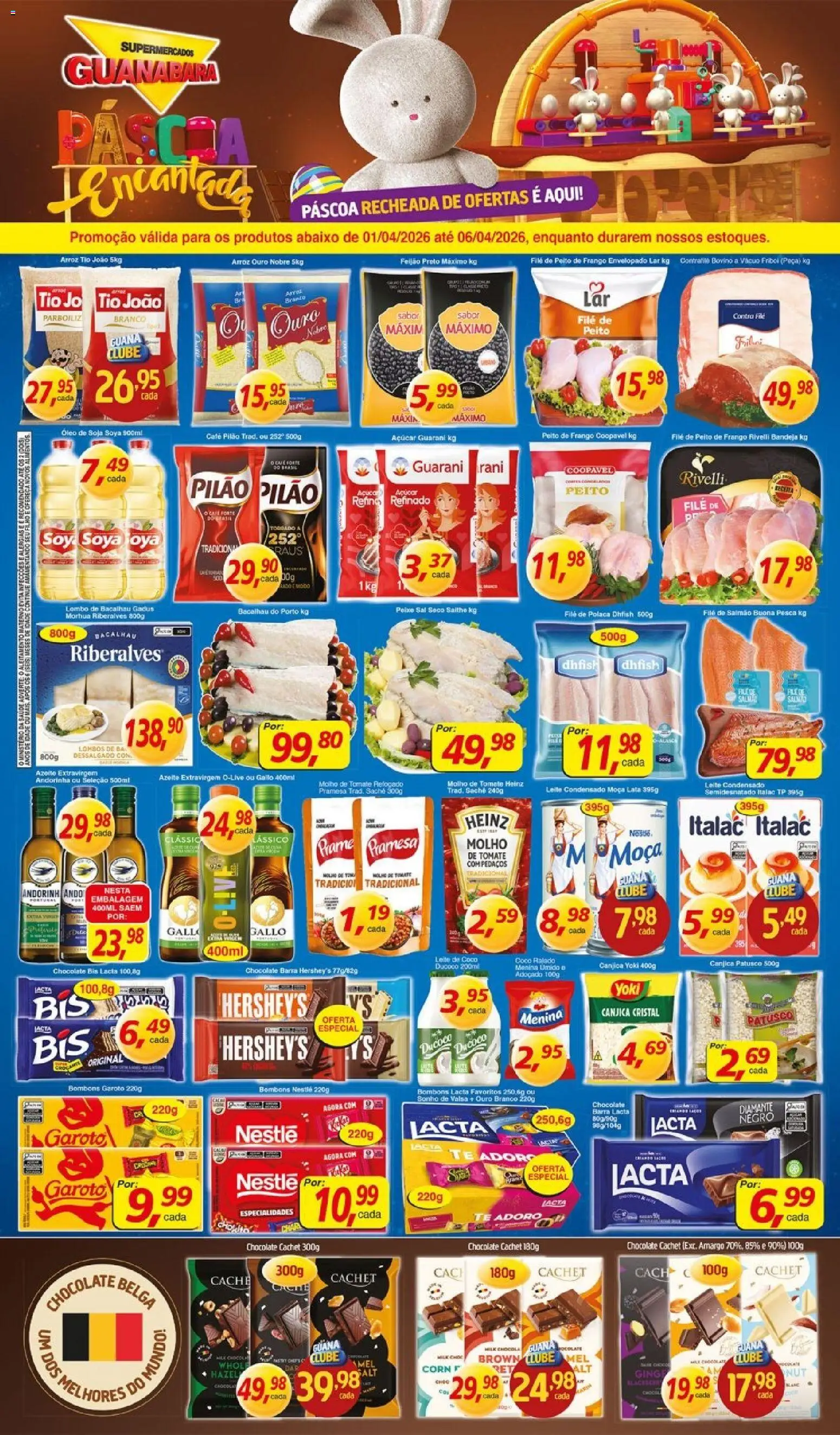 Pré-Visualização do folheto "Guanabara promoção" da loja Supermercados Guanabara válido a partir de 01/04/2026