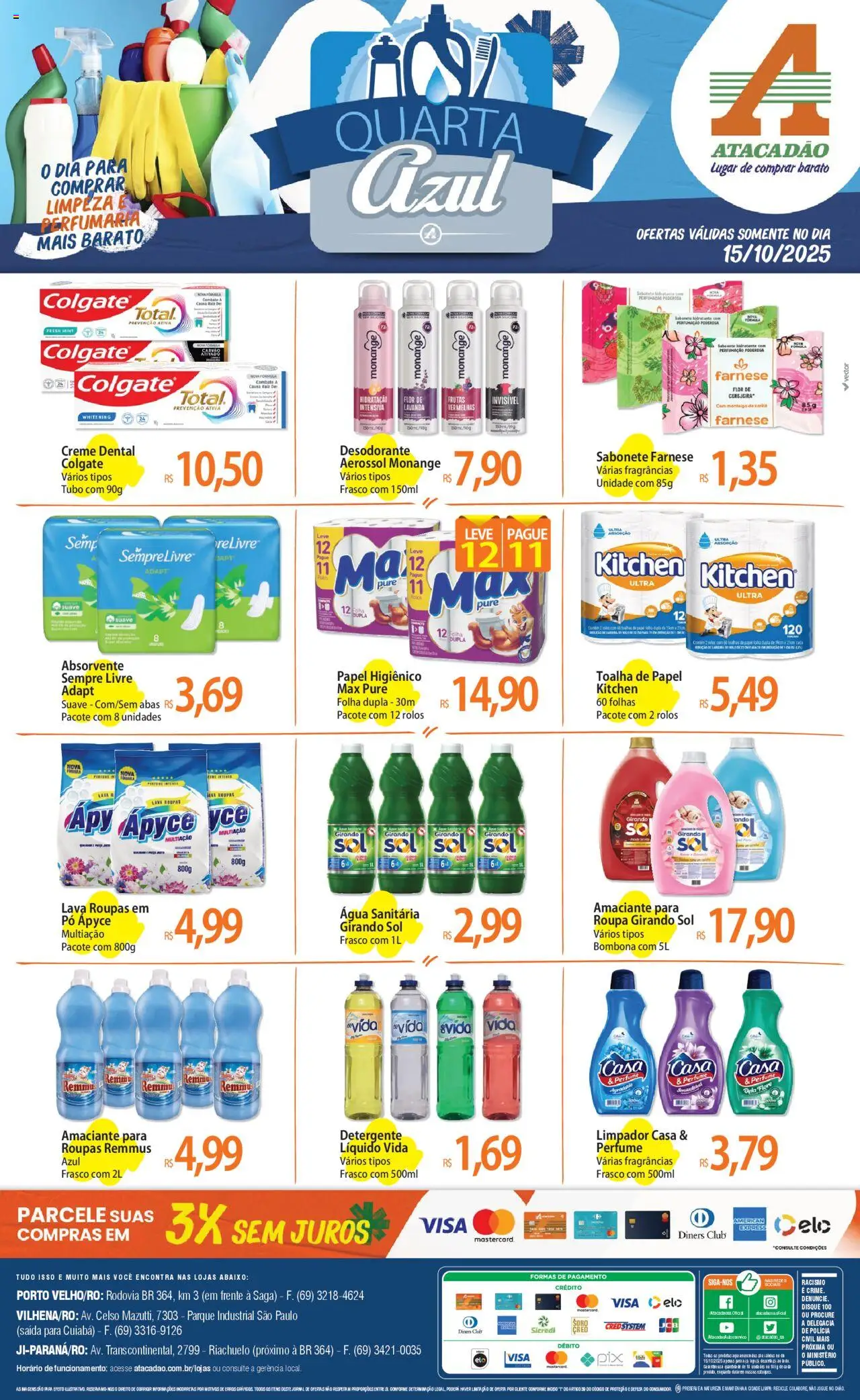Atacadão folheto "Ofertas - RO" válido a partir de 15/10/2025 - número de página 1