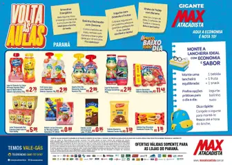 Pré-Visualização do folheto "Ofertas Voltas às Aulas" da loja Max Atacadista válido a partir de 26/01/2026