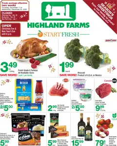 Preview of leaflet Weekly flyer / circulaire from shop Highland Farms is valid from Dec 11, 2025