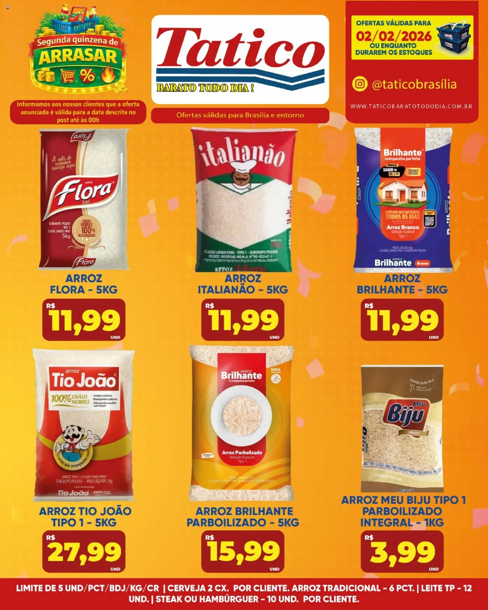 Pré-Visualização do folheto "Ofertas do Dia" da loja Tatico válido a partir de 02/02/2026