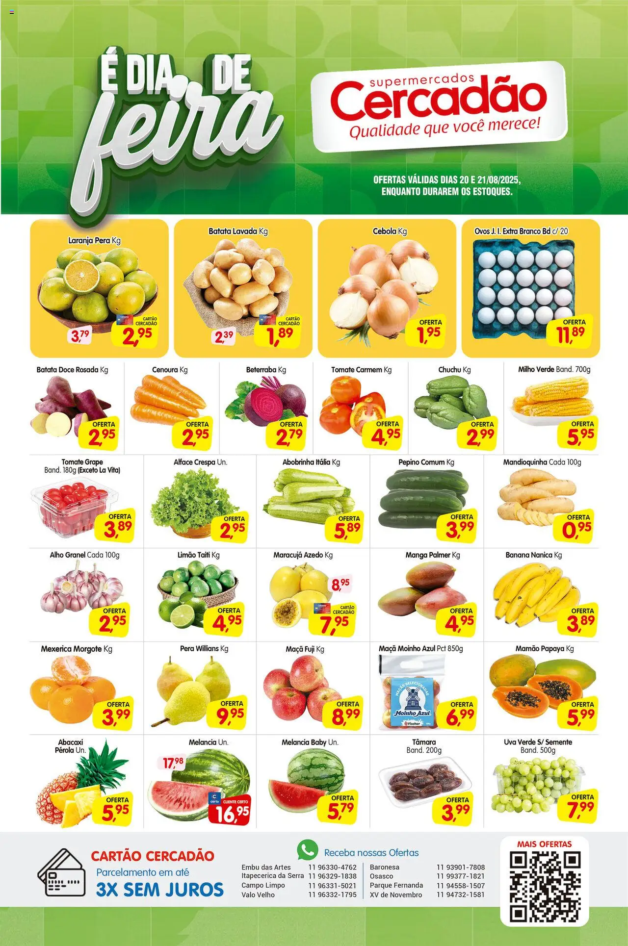 Cercadão folheto "Ofertas da semana" válido a partir de 20/08/2025 - número de página 1