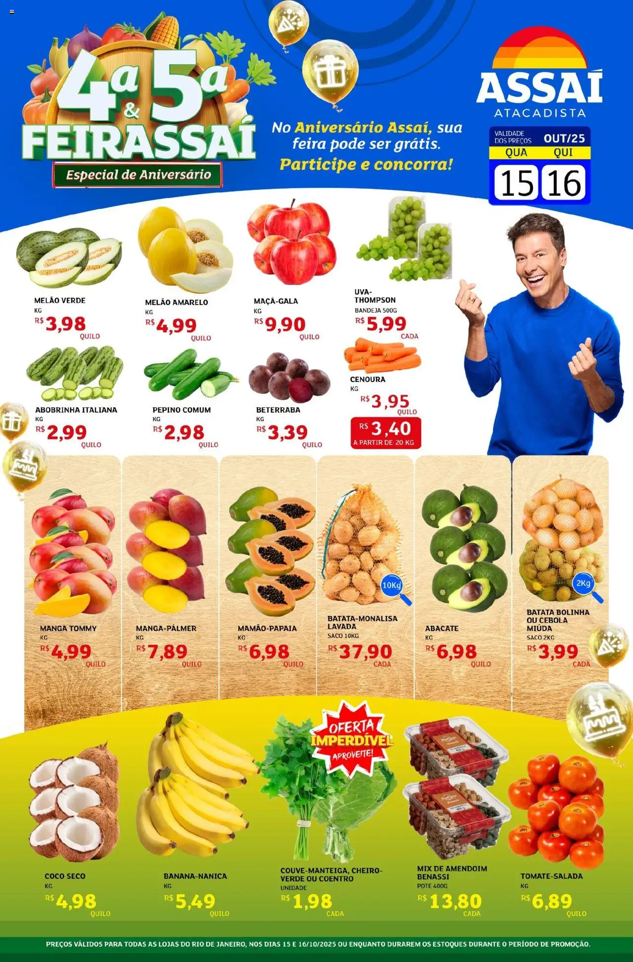 Assaí Atacadista folheto "Encarte - RJ" válido a partir de 15/10/2025 - número de página 1