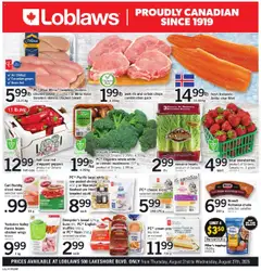 Preview of leaflet Weekly Flyer - ON from shop Loblaws is valid from Aug 21, 2025