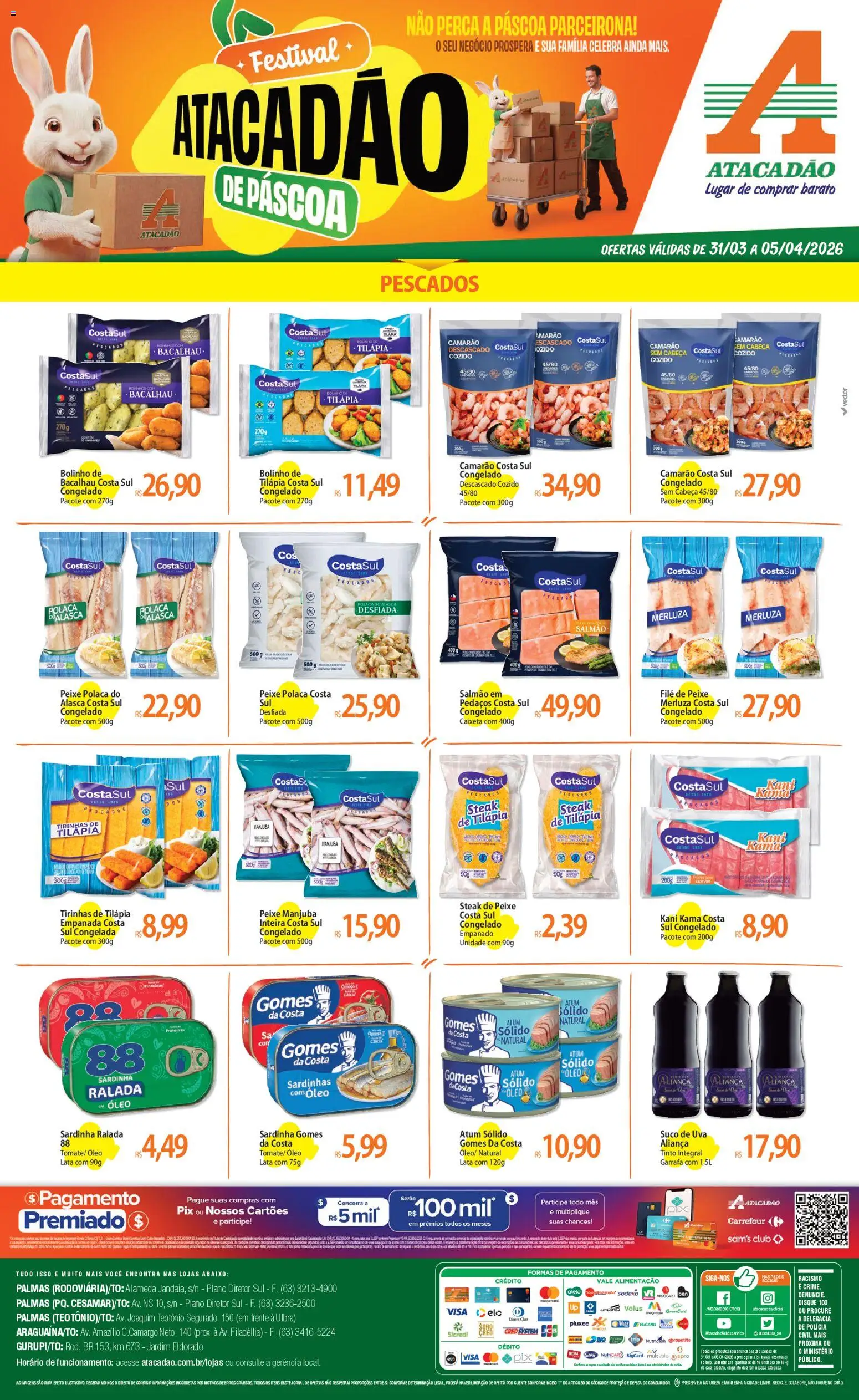 Pré-Visualização do folheto "Atacadão ofertas - TO" da loja Atacadão válido a partir de 31/03/2026