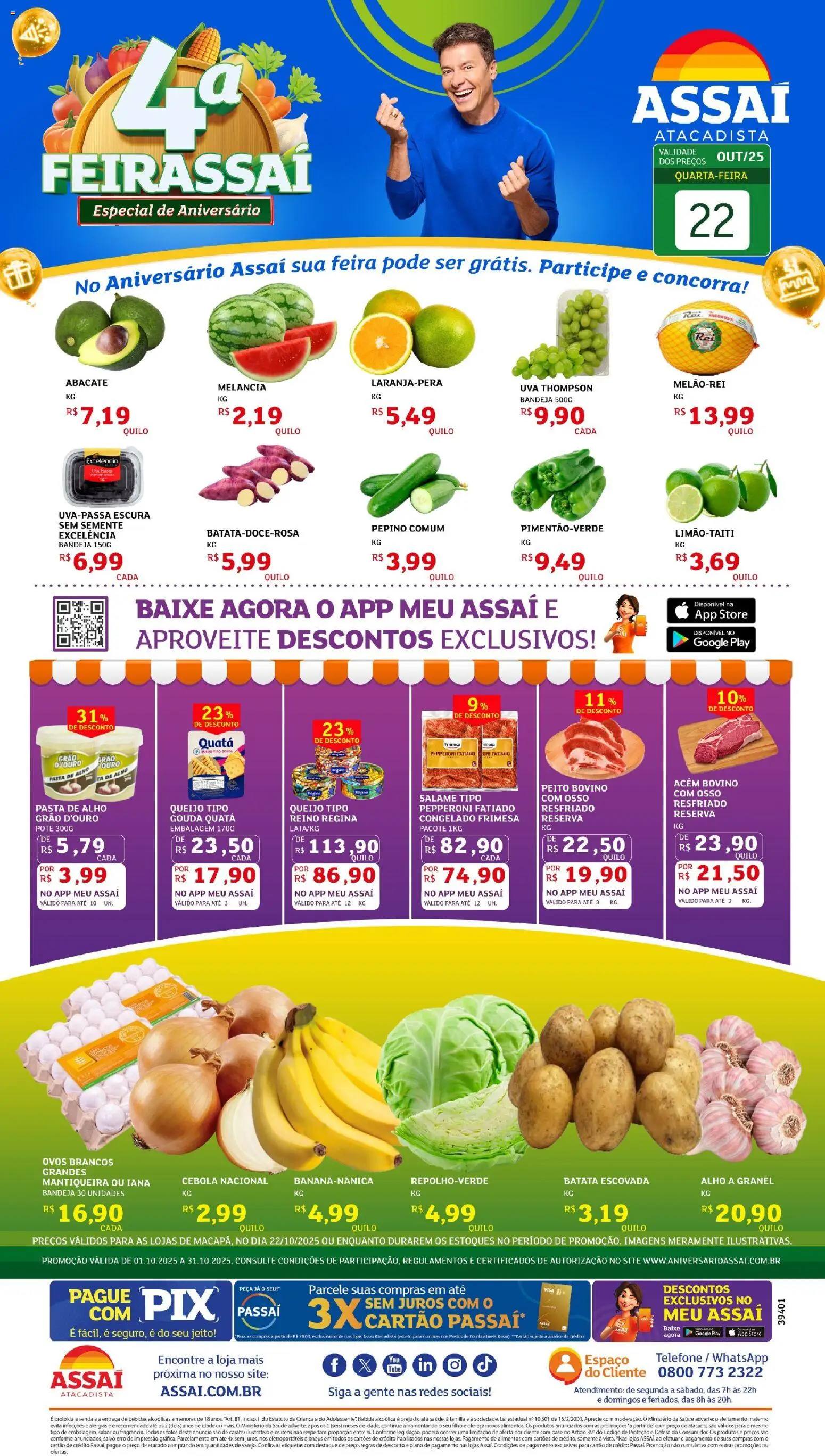 Assaí Atacadista folheto "Encarte - AP" válido a partir de 22/10/2025 - número de página 1