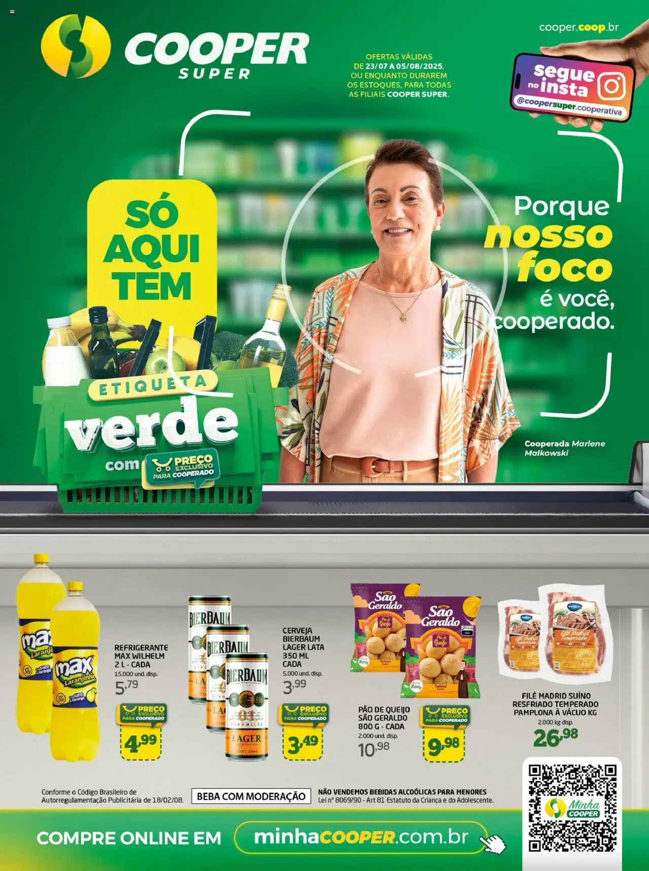 Cooper folheto "Ofertas Quinzenal" válido a partir de 23/07/2025 - número de página 1