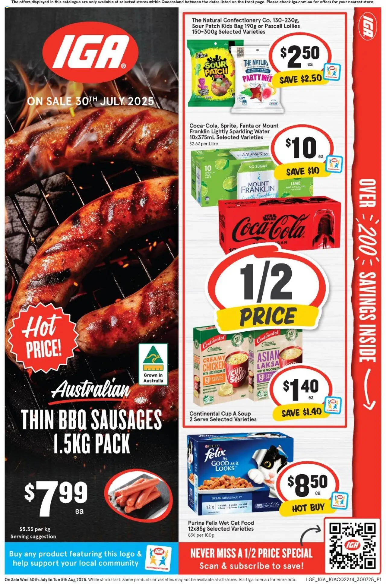 IGA catalogue valid from 30/07/2025 - page 1