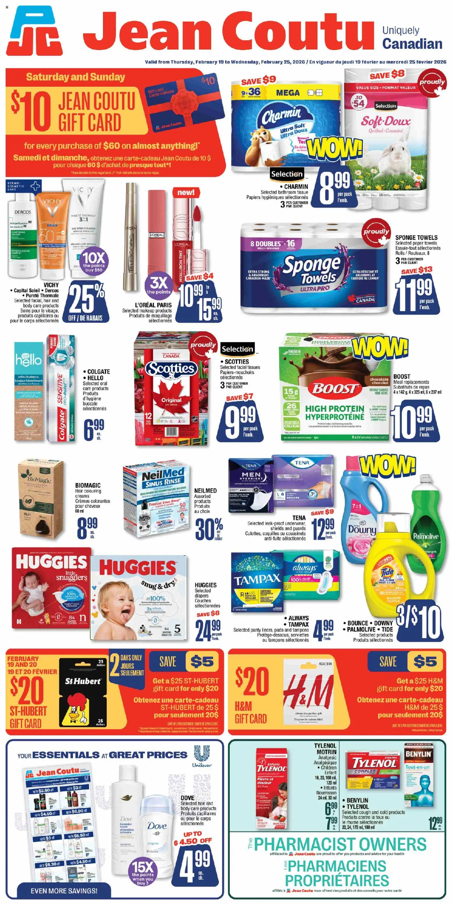 Preview of leaflet Weekly Flyer from shop Jean Coutu is valid from Feb 19, 2026
