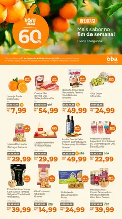 Pré-Visualização do folheto "Oba Hortifruti - Ofertas da semana" da loja Oba Hortifruti válido a partir de 27/02/2026