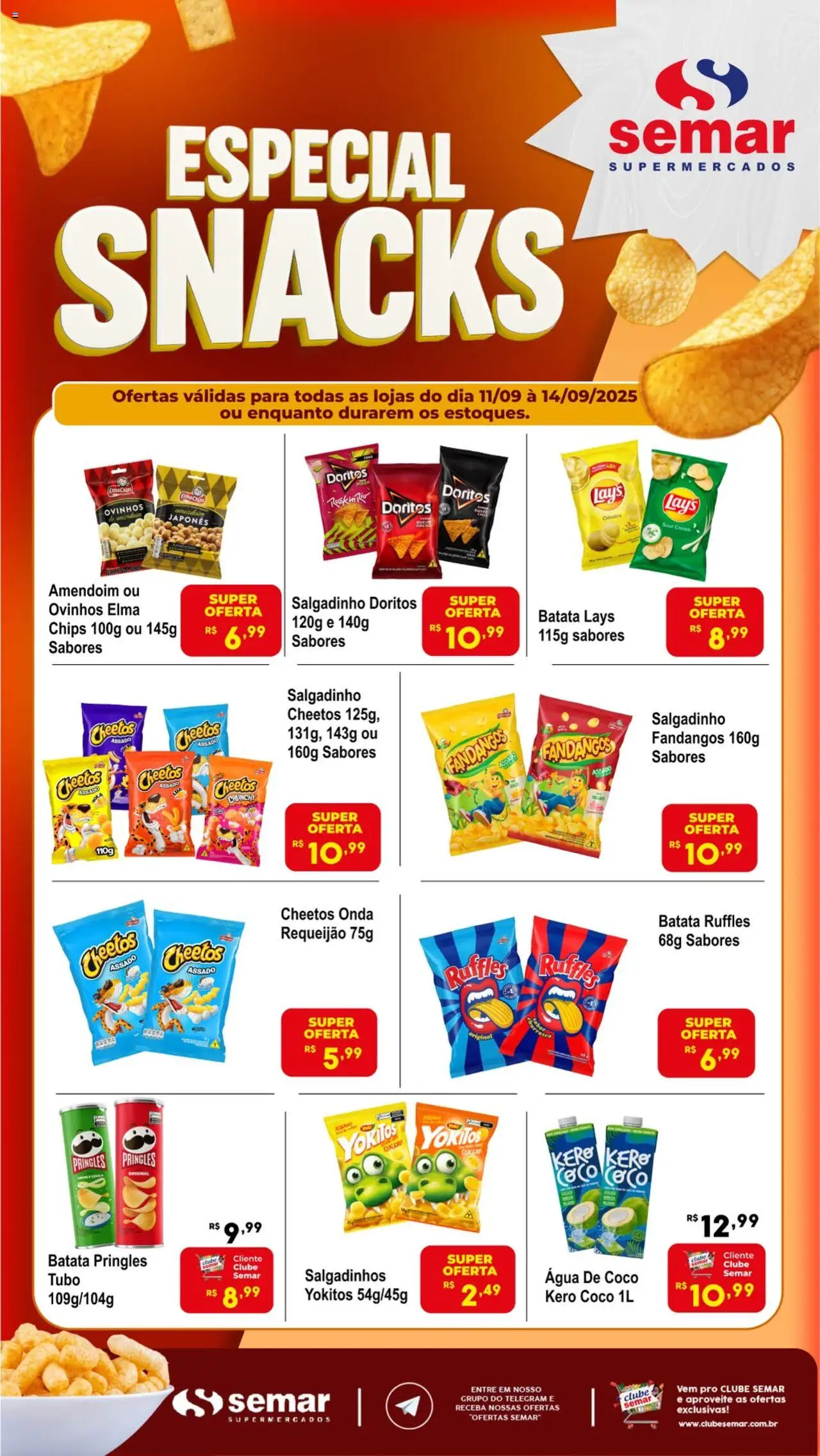 Semar Supermercado folheto "Ofertas Snacks" válido a partir de 11/09/2025 - número de página 1
