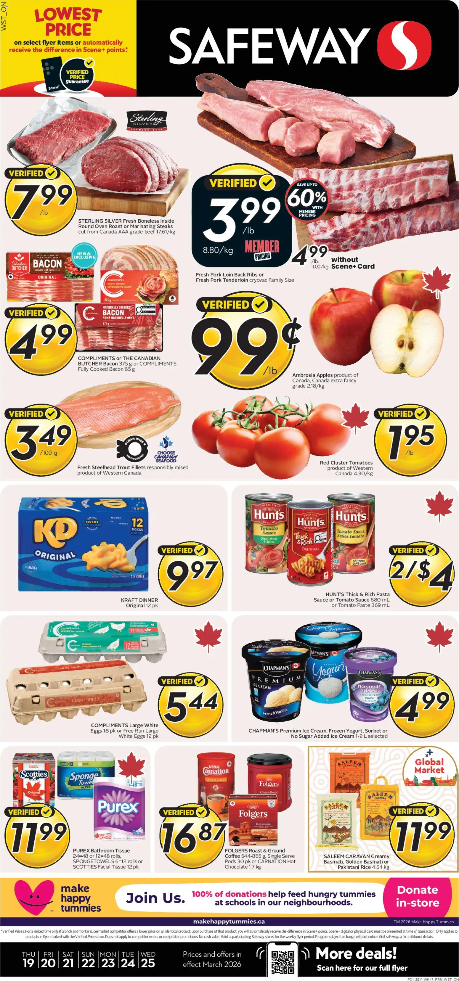 Preview of leaflet Safeway weekly flyer / circulaire from shop Safeway is valid from Mar 19, 2026