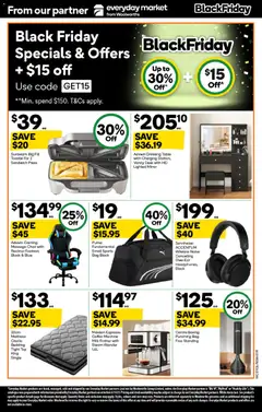 Preview of catalogue Black Friday from shop Woolworths valid 12/11/2025 | Page: 47