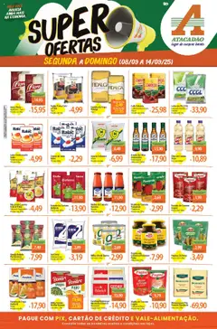 Pré-Visualização do folheto "Ofertas da semana" da loja Atacadão válido a partir de 08/09/2025