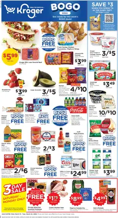 Ad Preview of Kroger Kroger Weekly Ad from 03/18/2026