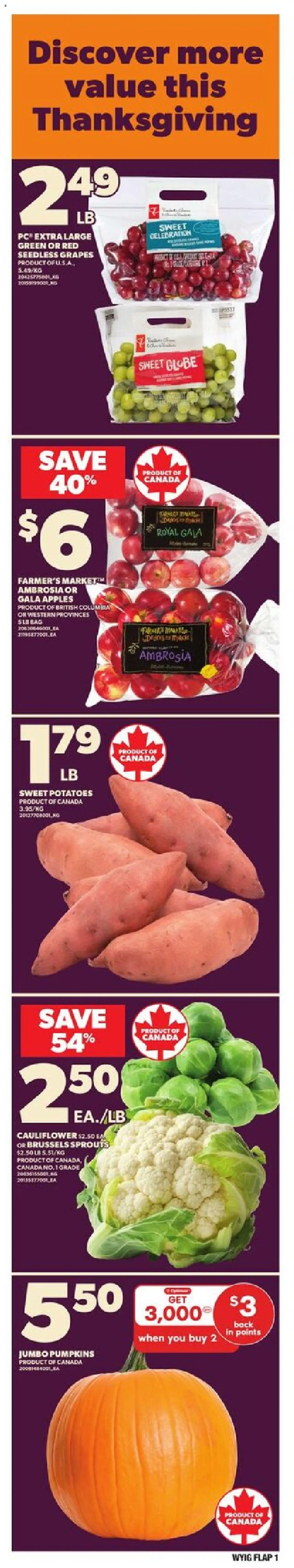Loblaws flyer valid from Oct 02, 2025 - page number 1