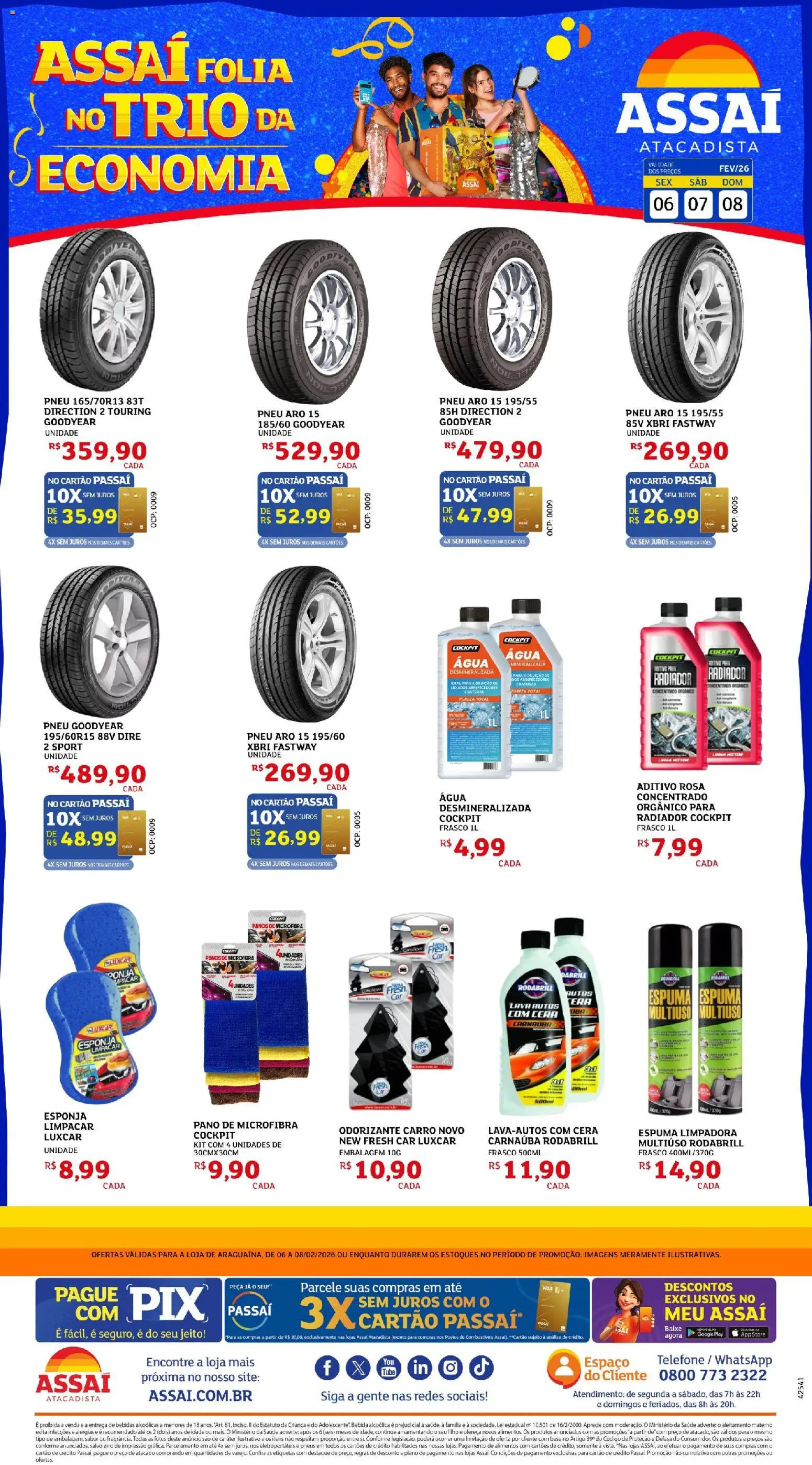 Pré-Visualização do folheto "Encarte - TO" da loja Assaí Atacadista válido a partir de 06/02/2026