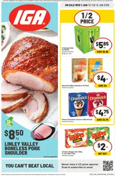 Preview of catalogue Catalogue WA from shop IGA valid 07/01/2026