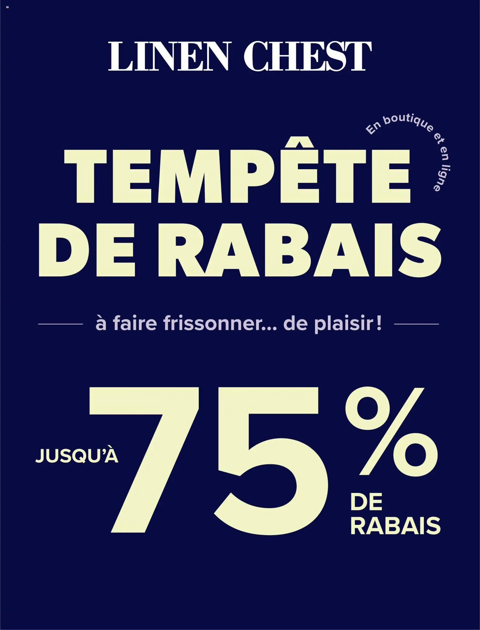 Preview of leaflet Circulaire from shop Linen Chest is valid from Jan 28, 2026